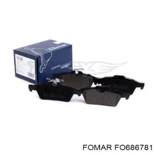 Задні дискові колодки Fomar Roulunds FO686781