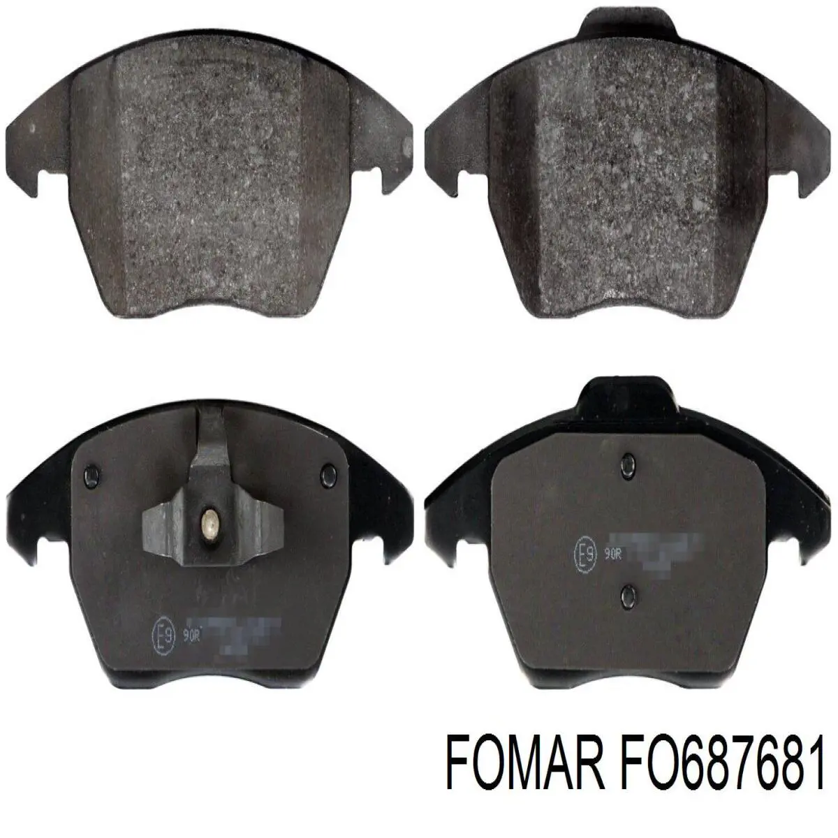 FO687681 Fomar Roulunds Передні гальмівні колодки