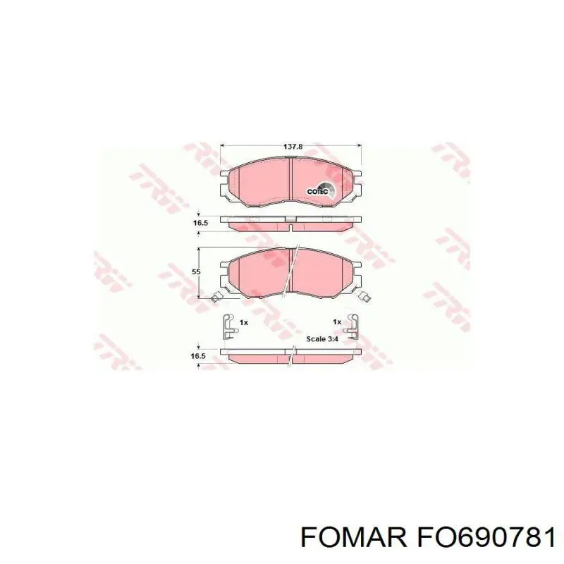 Гальмівні колодки VALEO 301522 ціна, від 20.25 USD