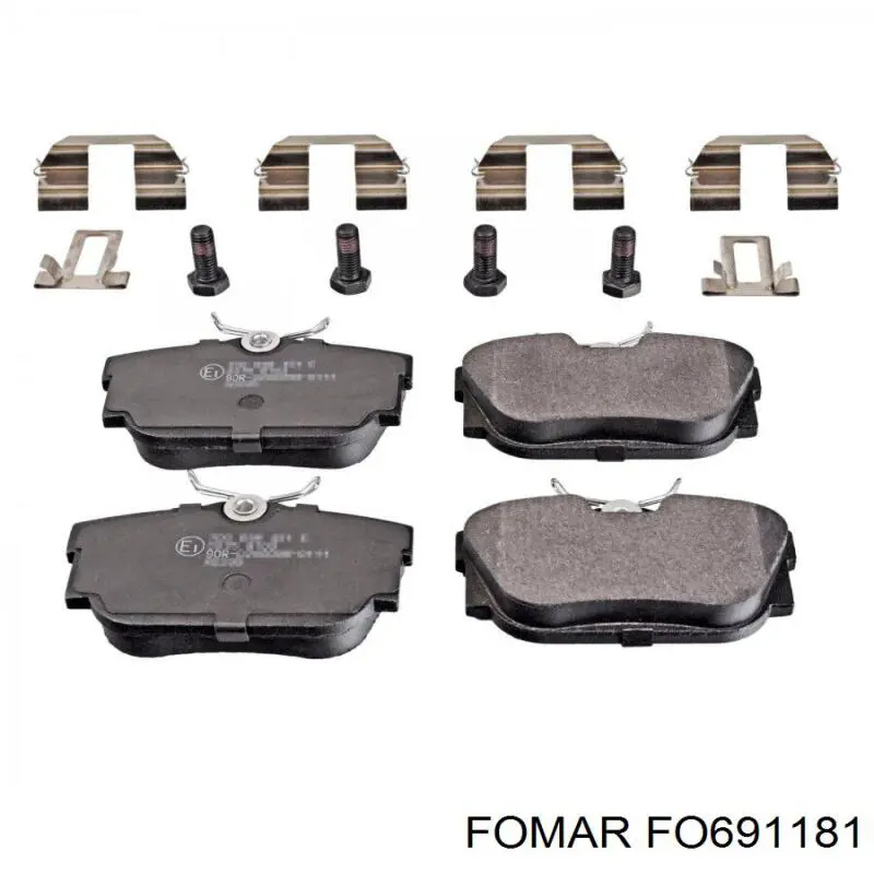 Купити FO691181 Fomar Roulunds Задні колодки