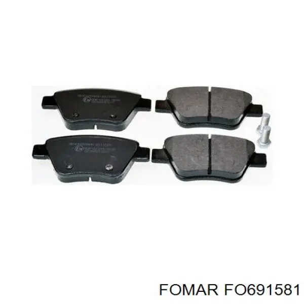 Купити FO691581 Fomar Roulunds Задні колодки