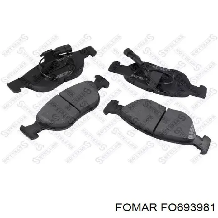 Купити FO693981 Fomar Roulunds Задні колодки