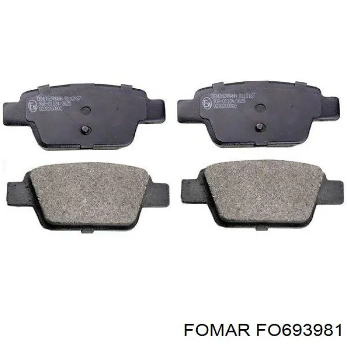 Купити FO693981 Fomar Roulunds Задні колодки