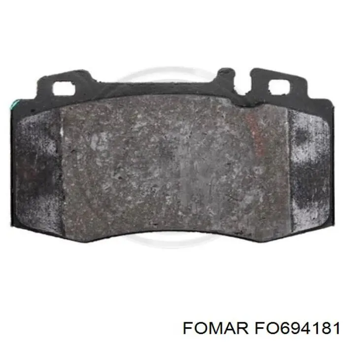 Передні тормозні колодки FO694181 Fomar Roulunds