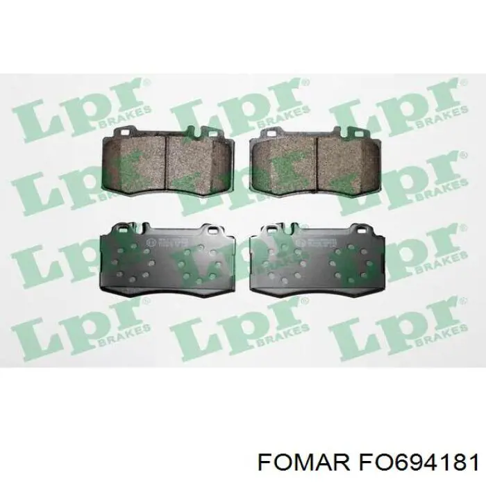 Купити ADU174281 Blue Print Колодки гальмівні передні, дискові