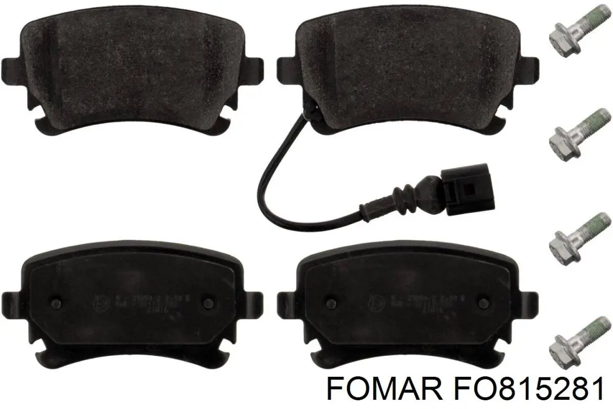 Купити FO815281 Fomar Roulunds Задні колодки