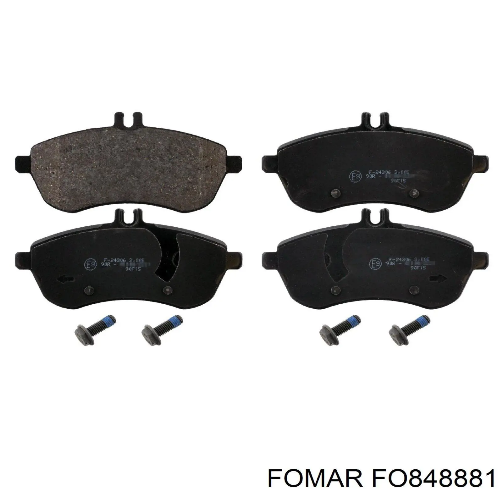 FO848881 Fomar Roulunds Передні гальмівні колодки