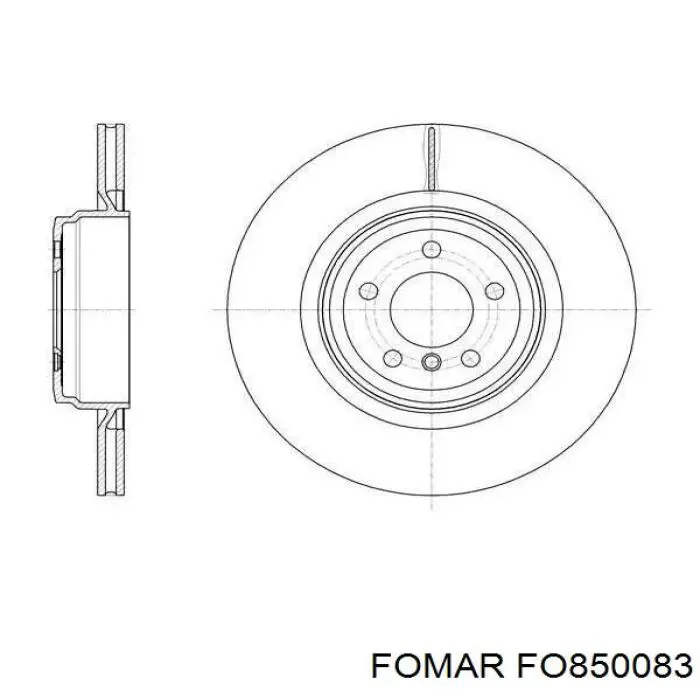 Купити 68029264AB Chrysler Колодки гальмівні передні, дискові