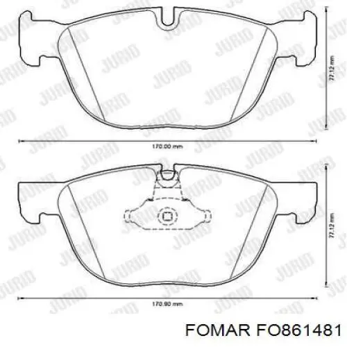 Гальмівні колодки EBC Brakes DP1938 ціна, від 78.38 USD