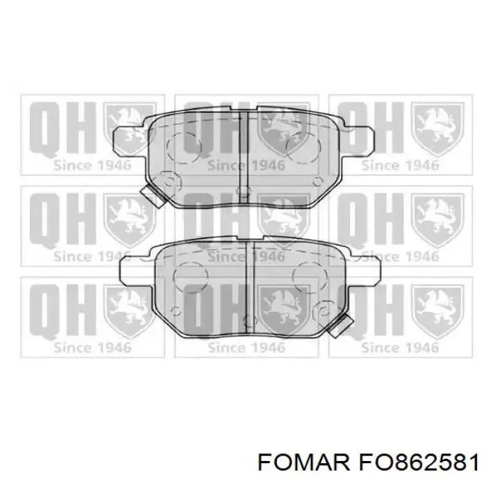 Задні гальмівні колодки RT1PD21030 Rotinger