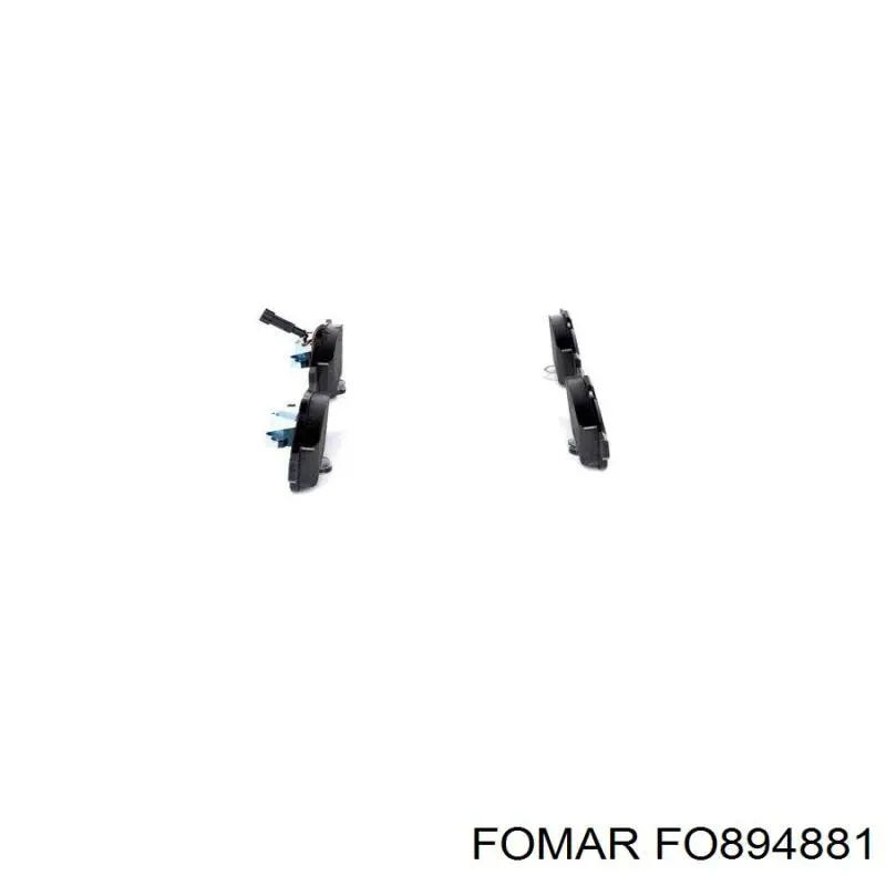 Тормозні колодки Fomar Roulunds FO894881