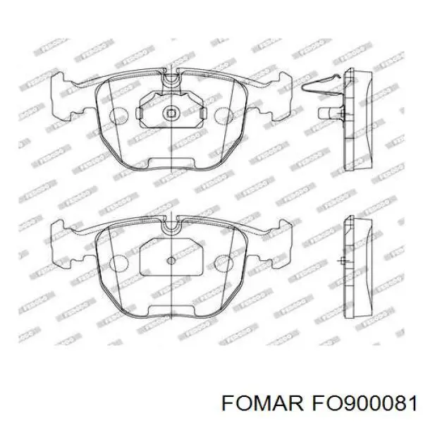 Гальмівні колодки Fomar Roulunds FO900081 ціна, від 29.59 USD