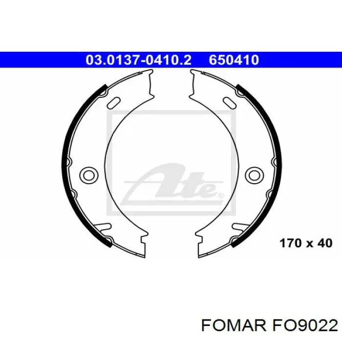 Колодки ручника QX1203 Q-top
