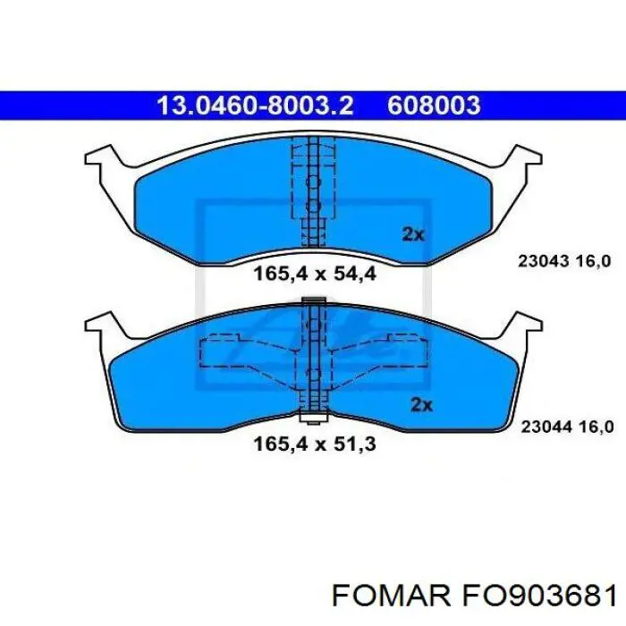 Гальмівні колодки Wagner QC591 ціна, від 22.05 USD