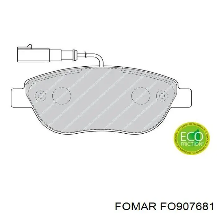 Гальмівні колодки Fiat/Alfa/Lancia 71772521 ціна, від 22.52 USD