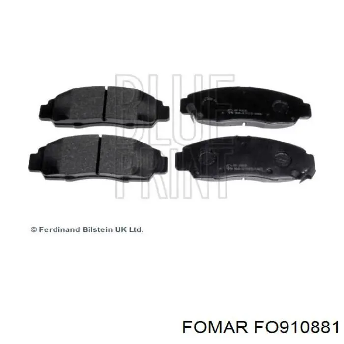 Передні тормозні колодки 45022SDBA01 Honda