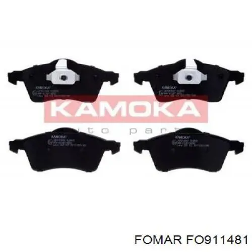 Задні дискові колодки Fomar Roulunds FO911481