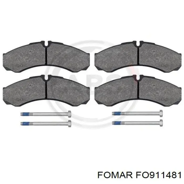 Купити FO911481 Fomar Roulunds Задні колодки