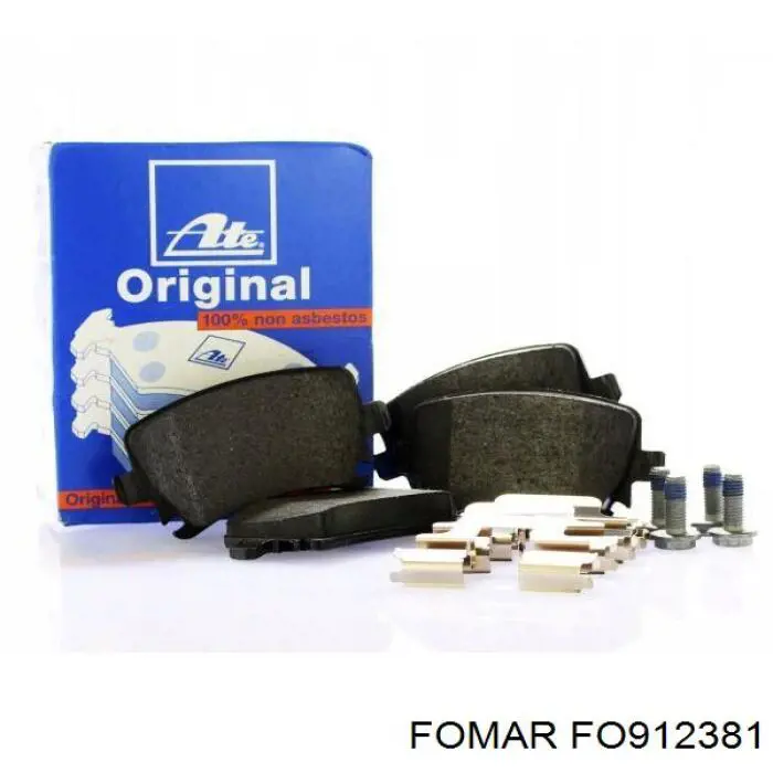 Задні гальмівні колодки Fomar Roulunds FO912381 ціна, від 20.82 USD