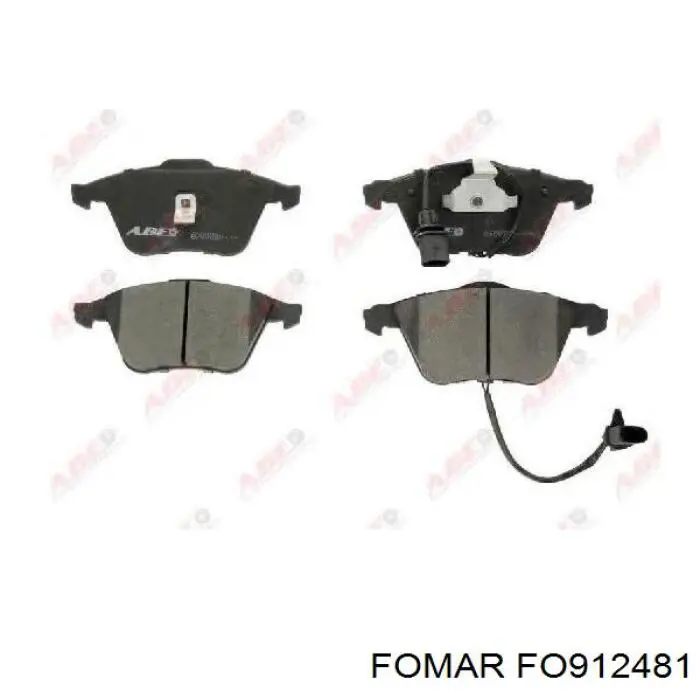 Тормозні колодки Fomar Roulunds FO912481