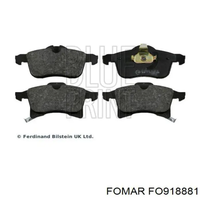 Гальмівні колодки Fomar Roulunds FO918881 ціна, від 25.03 USD