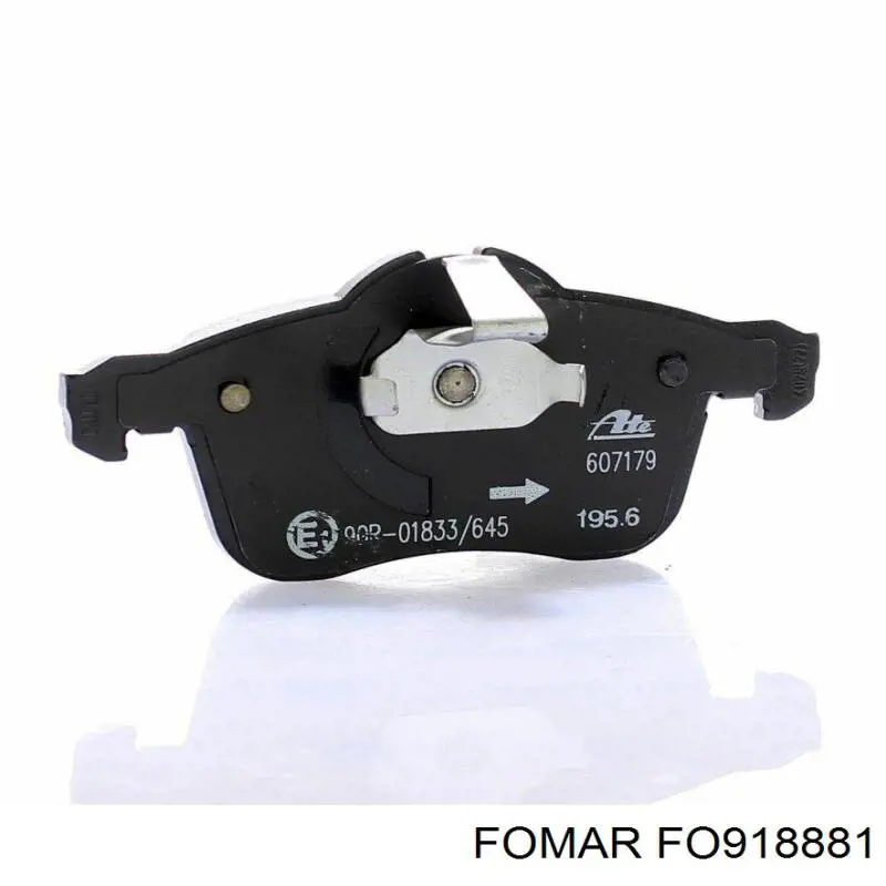 Передні тормозні колодки FO918881 Fomar Roulunds