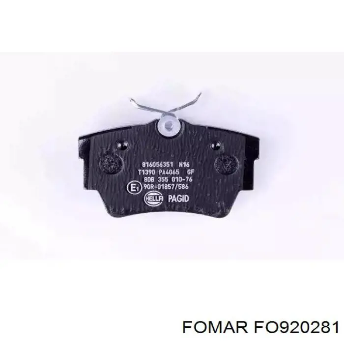 Купити FO920281 Fomar Roulunds Задні колодки