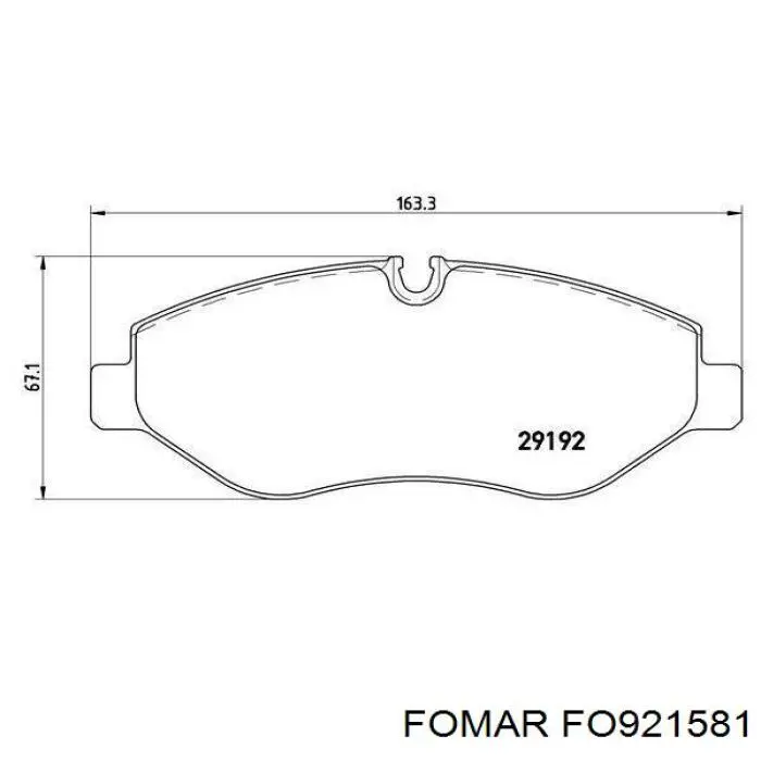 Тормозні колодки Emmerre 960513