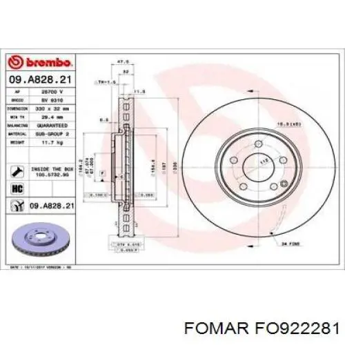 Тормозні колодки Power Stop 16682