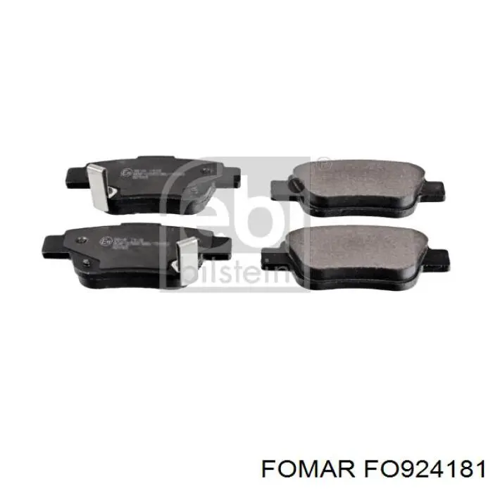 Задні гальмівні колодки Toyota 04466YZZAH ціна, від 15.50 USD
