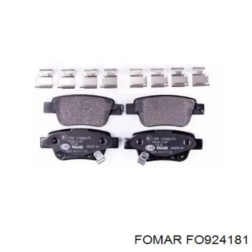 Купити 04466YZZAH Toyota Задні колодки
