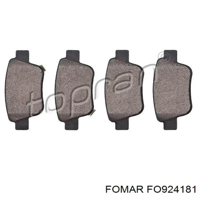 Задні гальмівні колодки Dafmi D361E ціна, від 11.22 USD
