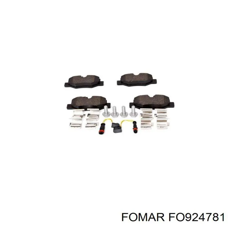 Купити FO924781 Fomar Roulunds Задні колодки