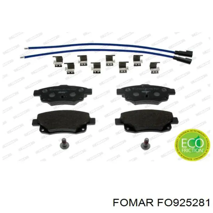 Купити FO925281 Fomar Roulunds Задні колодки