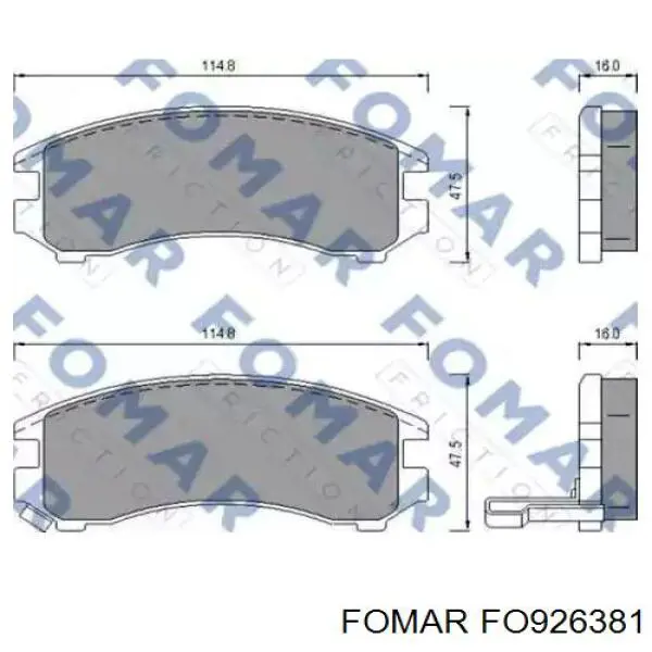 Купити 30736610 Volvo Задні колодки