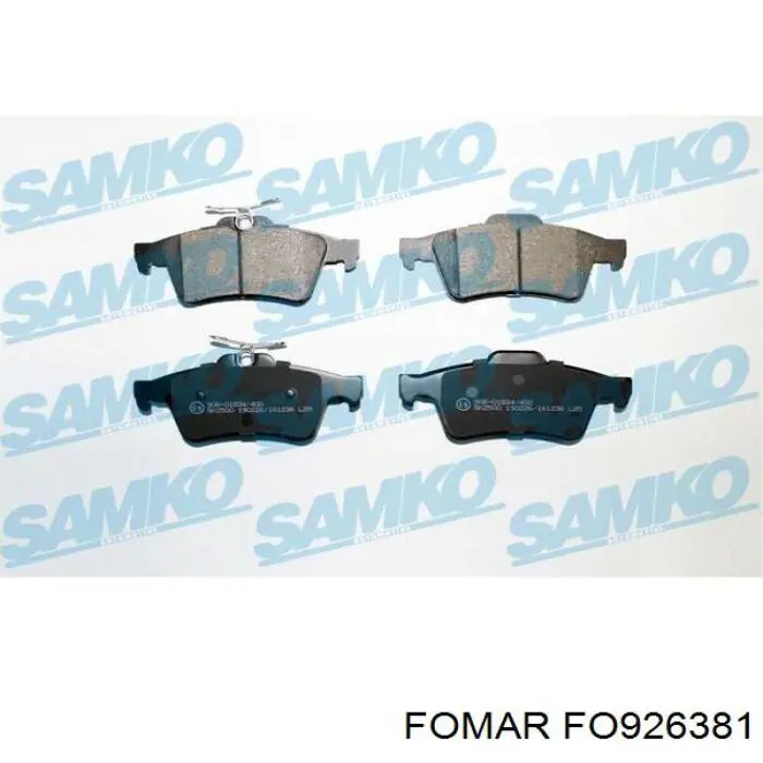 Задні дискові колодки Ford 2177229