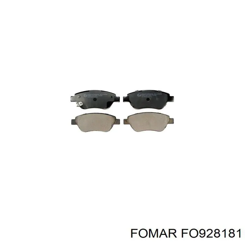 Передні тормозні колодки FBP121801 Fremax
