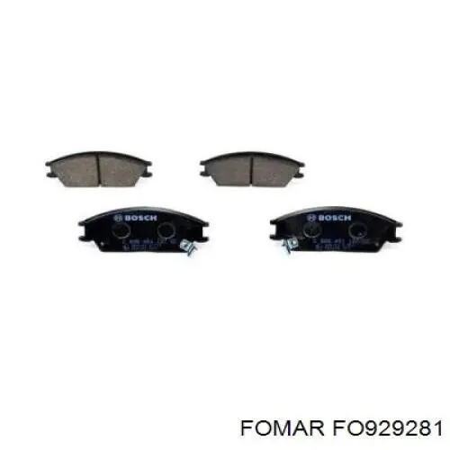 Задні гальмівні колодки Fomar Roulunds FO929281 ціна, від 34.82 USD