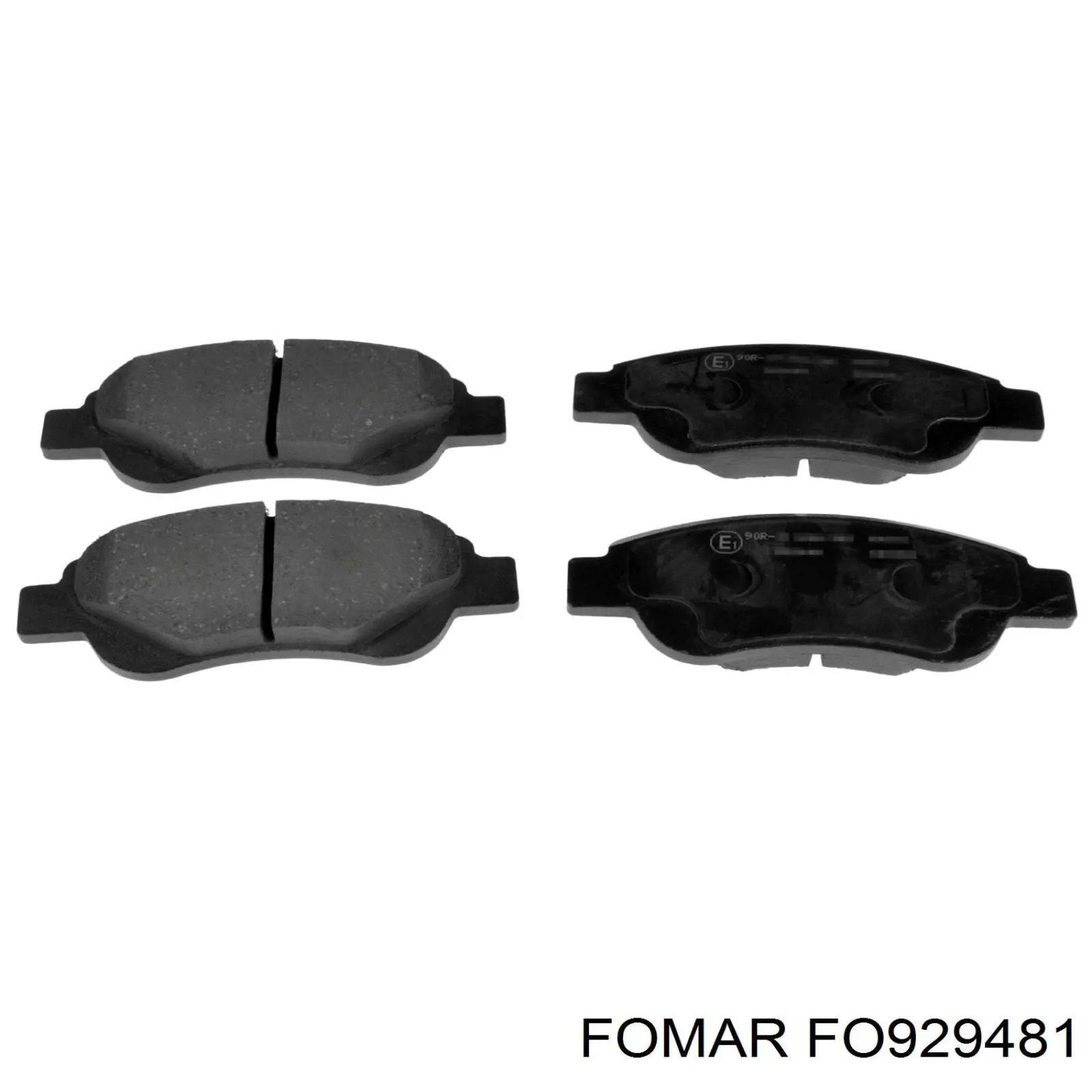 FO929481 Fomar Roulunds Передні гальмівні колодки