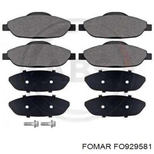 Купити FO929581 Fomar Roulunds Колодки гальмівні передні, дискові