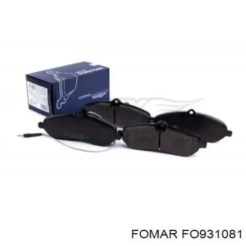 FO931081 Fomar Roulunds Передні гальмівні колодки