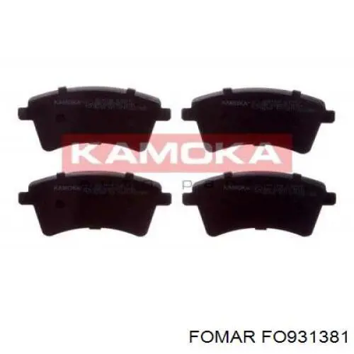 Передні тормозні колодки FO931381 Fomar Roulunds