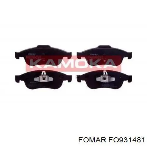 Передні тормозні колодки FO931481 Fomar Roulunds