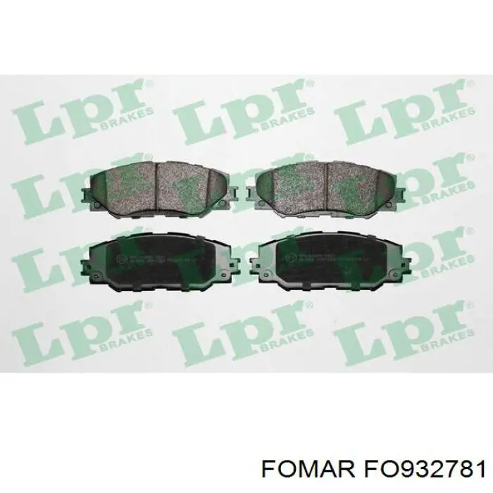 Гальмівні колодки Fomar Roulunds FO932781 ціна, від 20.32 USD