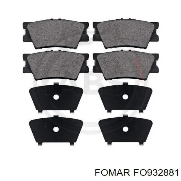 Купити FO932881 Fomar Roulunds Задні колодки
