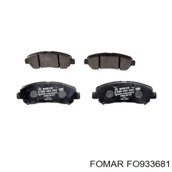 Тормозні колодки Fomar Roulunds FO933681