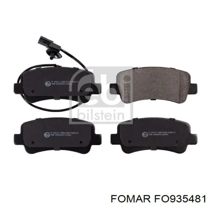 Купити FO935481 Fomar Roulunds Задні колодки