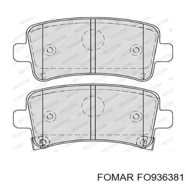 Задні гальмівні колодки Opel 39021483 ціна, від 22.50 USD