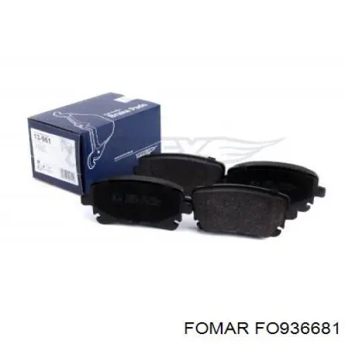 Задні гальмівні колодки FO936681 Fomar Roulunds
