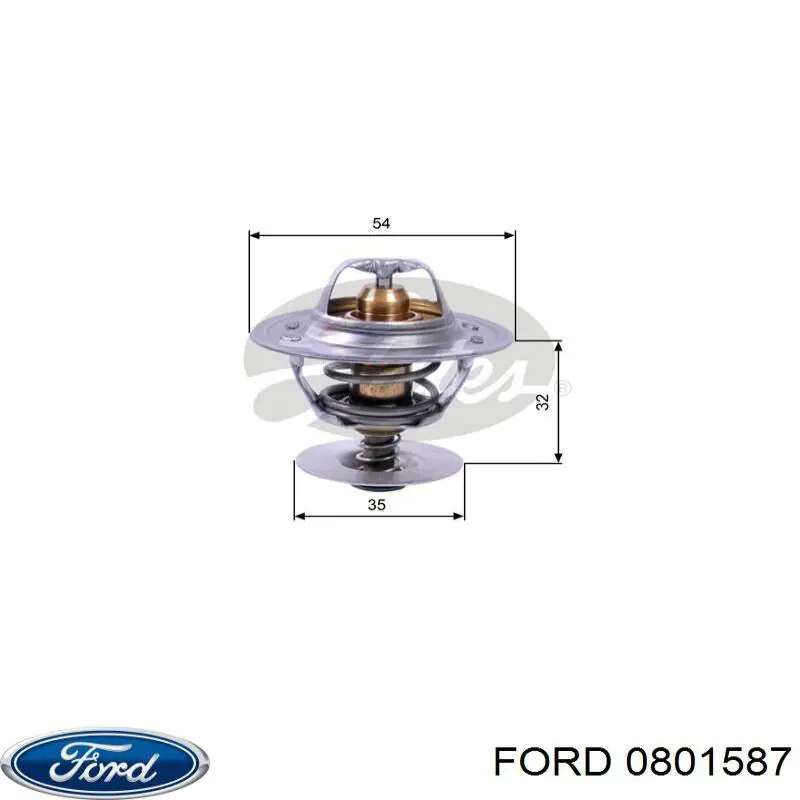 0801587 Ford термостат